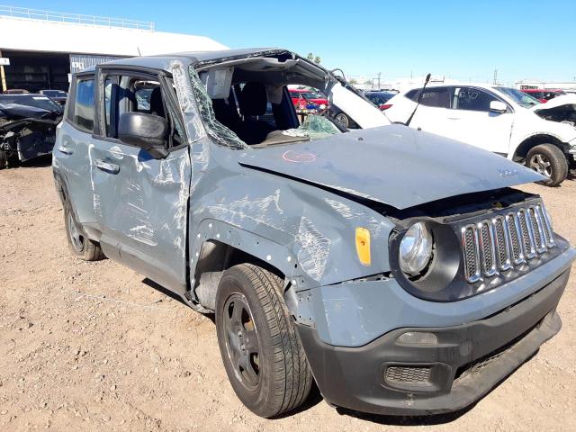 ZACCJBAB1HPF93928 - 2017 JEEP RENEGADE S GRAY photo 9