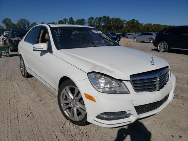 WDDGF4HB3DA806897 - 2013 MERCEDES-BENZ C 250 WHITE photo 1