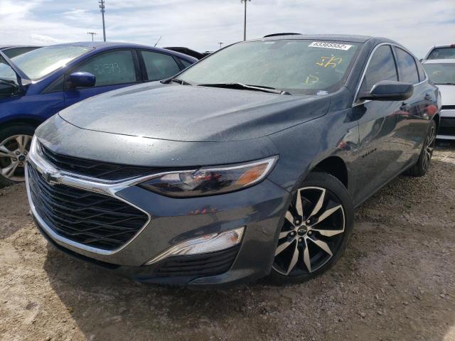 1G1ZG5ST8MF048011 - 2021 CHEVROLET MALIBU RS Gris photo 2