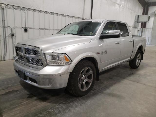 1C6RR7NT0FS664358 - 2015 RAM 1500 LARAM SILVER photo 2