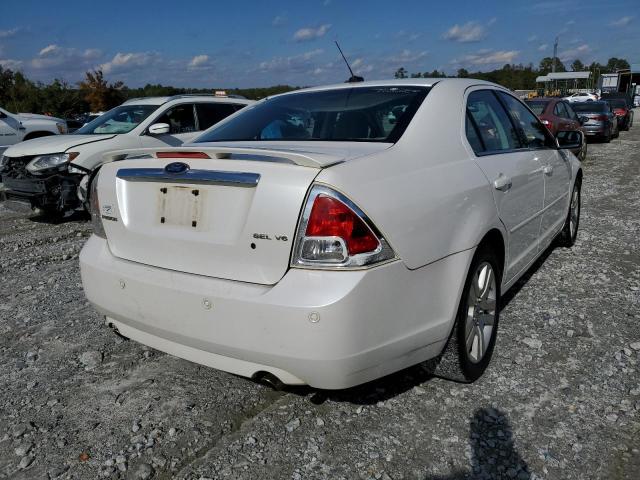 3FAHP08119R132828 - 2009 FORD FUSION SEL WHITE photo 4