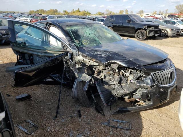 W04GX5GV6B1085734 - 2011 BUICK REGAL CXL BLACK photo 1