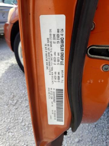 1B3CB3HA7BD296637 - 2011 DODGE CALIBER MA ORANGE photo 10