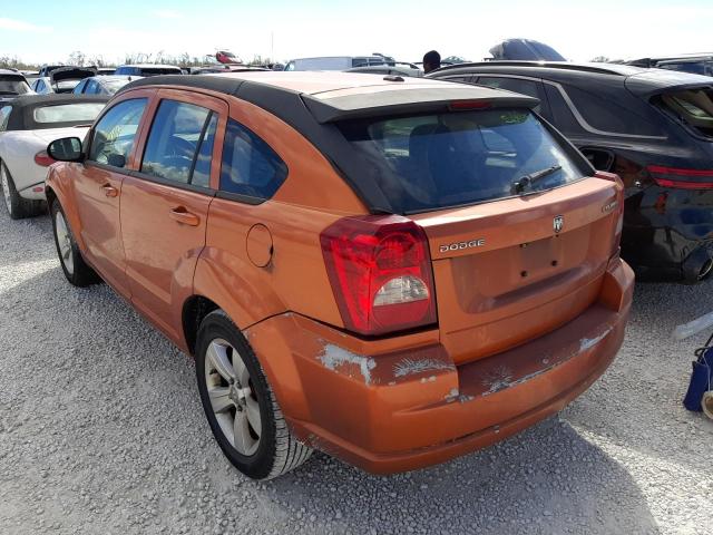 1B3CB3HA7BD296637 - 2011 DODGE CALIBER MA ORANGE photo 3