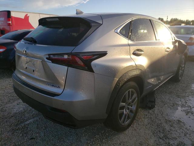 JTJYWRBZ3G2009711 - 2016 LEXUS NX 300H GRAY photo 4