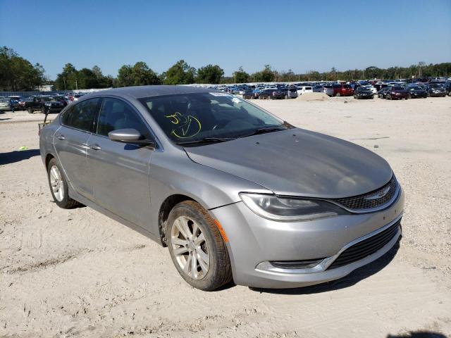 1C3CCCAB6FN732901 - 2015 CHRYSLER 200 LIMITE GRAY photo 1