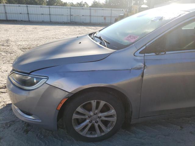 1C3CCCAB6FN732901 - 2015 CHRYSLER 200 LIMITE GRAY photo 9