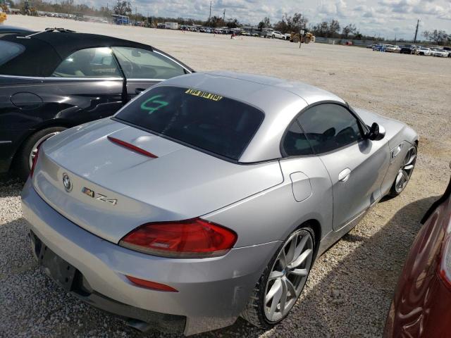 WBALM7C56EJ798567 - 2014 BMW Z4 SDRIVE3 SILVER photo 4