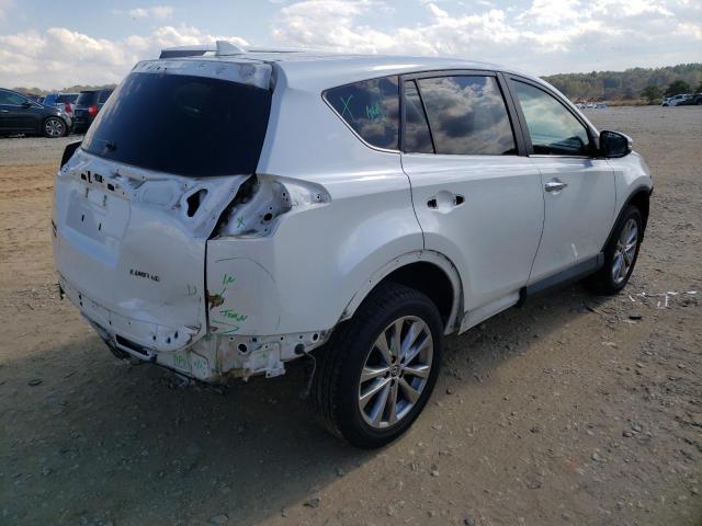 2T3YFREV6GW298246 - 2016 TOYOTA RAV4 HYBRI WHITE photo 4