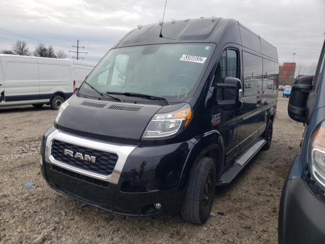 3C6LRVPG4ME511542 - 2021 RAM PROMASTER BLACK photo 2