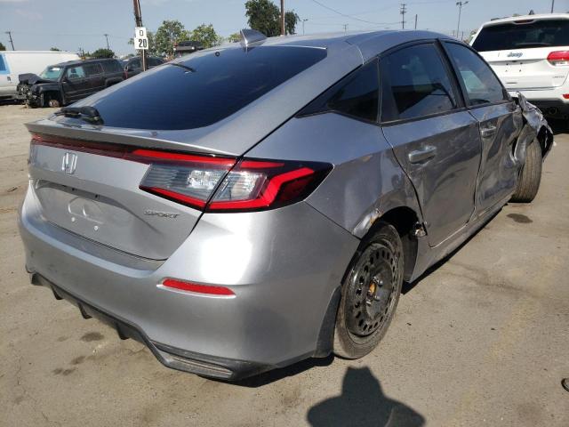 19XFL2H89NE000309 - 2022 HONDA CIVIC SPOR SILVER photo 4