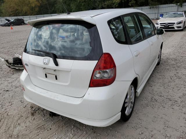 JHMGD38647S016759 - 2007 HONDA FIT S 白色 照片 4