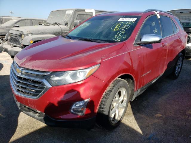 3GNAXMEV5JL414799 - 2018 CHEVROLET EQUINOX PR RED photo 2