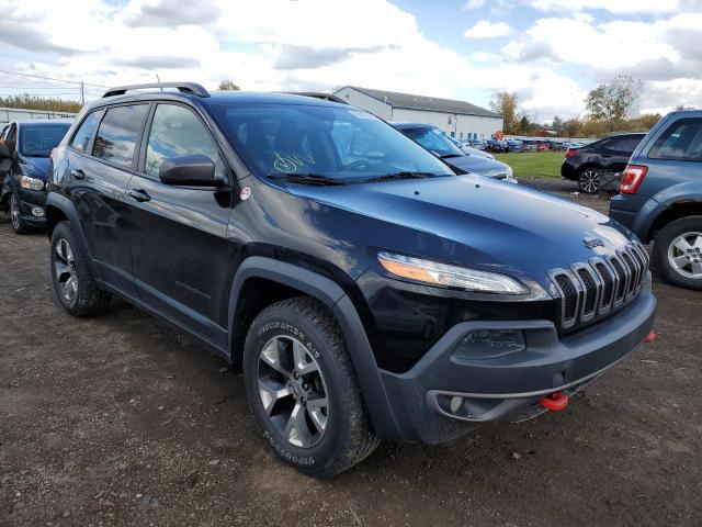 1C4PJMBS3FW705253 - 2015 JEEP CHEROKEE T BLACK photo 1