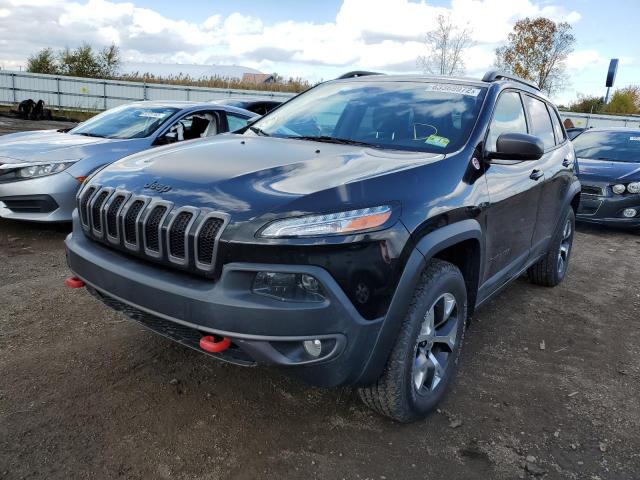 1C4PJMBS3FW705253 - 2015 JEEP CHEROKEE T BLACK photo 2