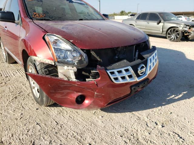 JN8AS5MT8EW617347 - 2014 NISSAN ROGUE SELE MAROON photo 9