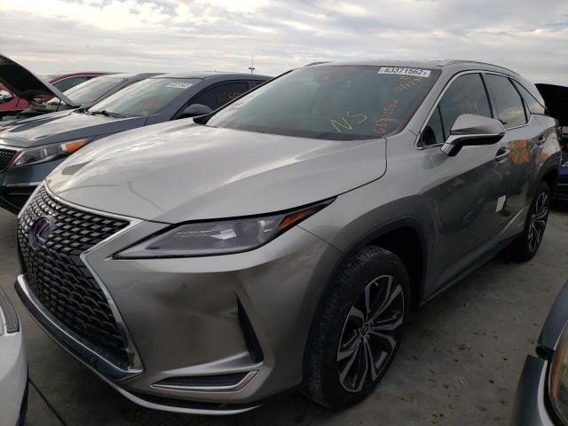 JTJHGKFA6L2014520 - 2020 LEXUS RX 450H L SILVER photo 2