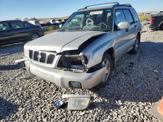 JF1SF65641H710390 - 2001 SUBARU FORESTER S ნაცრისფერი ფოტო 2