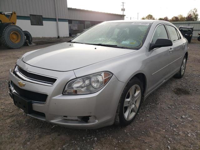 1G1ZB5EBXAF231567 - 2010 CHEVROLET MALIBU LS SILVER photo 2