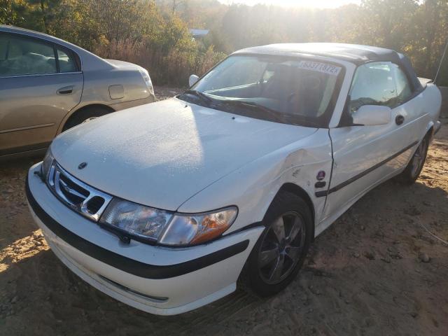 YS3DF78K337004269 - 2003 SAAB 9-3 SE WHITE photo 2