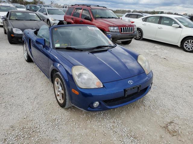 JTDFR320240067154 - 2004 TOYOTA MR2 SPYDER BLUE photo 1