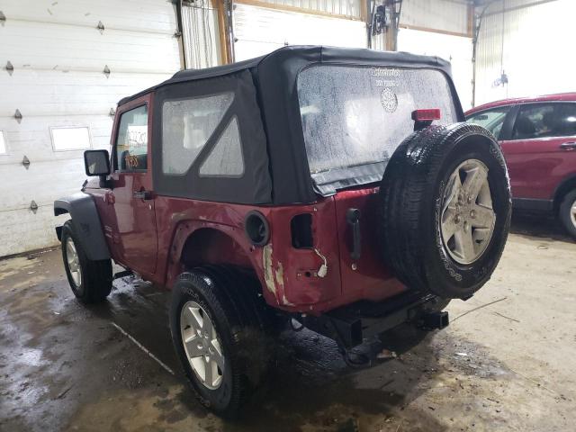 1C4AJWAG5DL522773 - 2013 JEEP WRANGLER S RED photo 3