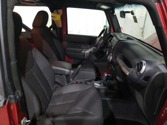 1C4AJWAG5DL522773 - 2013 JEEP WRANGLER S RED photo 5