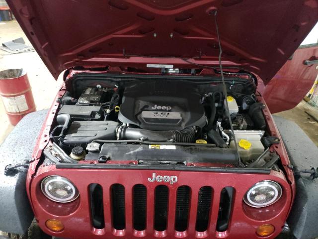 1C4AJWAG5DL522773 - 2013 JEEP WRANGLER S RED photo 7