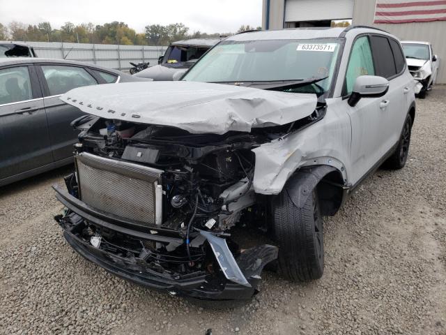 5XYP5DHC8MG158706 - 2021 KIA TELLURIDE GRAY photo 2