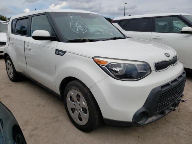 KNDJN2A26F7214279 - 2015 KIA SOUL WHITE photo 1