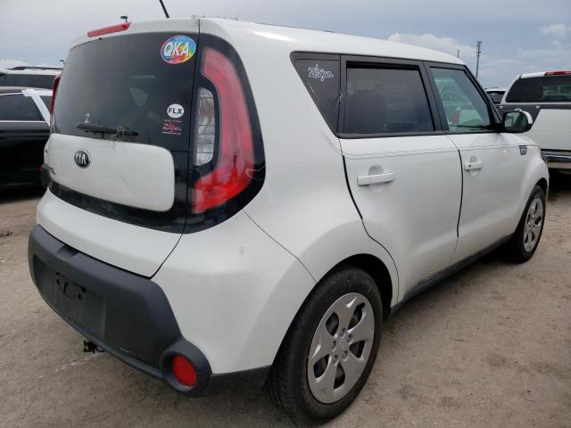 KNDJN2A26F7214279 - 2015 KIA SOUL WHITE photo 4