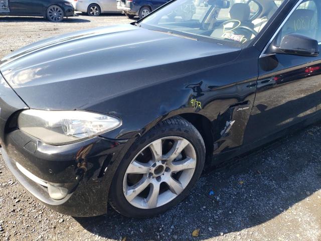 WBAFU9C54BC278151 - 2011 BMW 550 XI BLACK photo 9