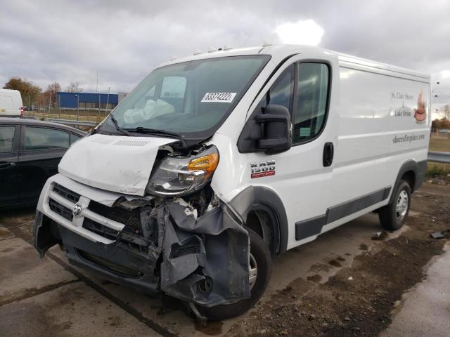 3C6TRVAG5EE116683 - 2014 RAM PROMASTER WHITE photo 2