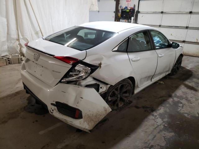 2HGFC2F83LH505820 - 2020 HONDA CIVIC SPOR WHITE photo 4