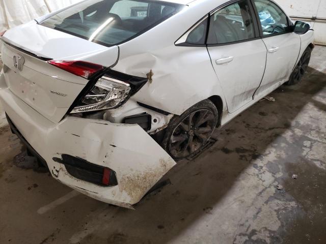 2HGFC2F83LH505820 - 2020 HONDA CIVIC SPOR WHITE photo 9