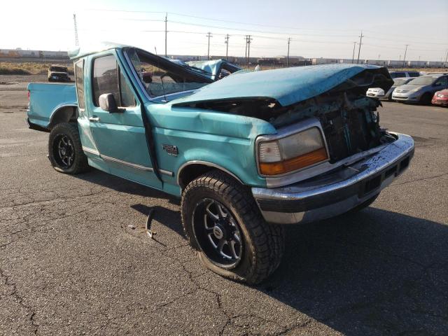 1FTHX26F2TEB66033 - 1996 FORD F250 TEAL photo 1