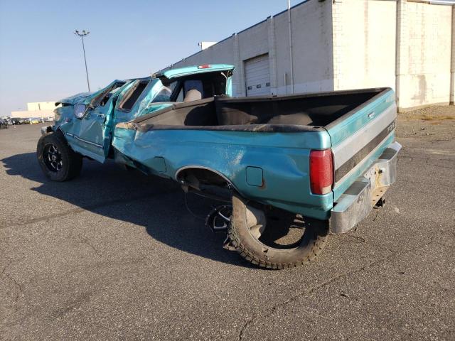 1FTHX26F2TEB66033 - 1996 FORD F250 TEAL photo 3