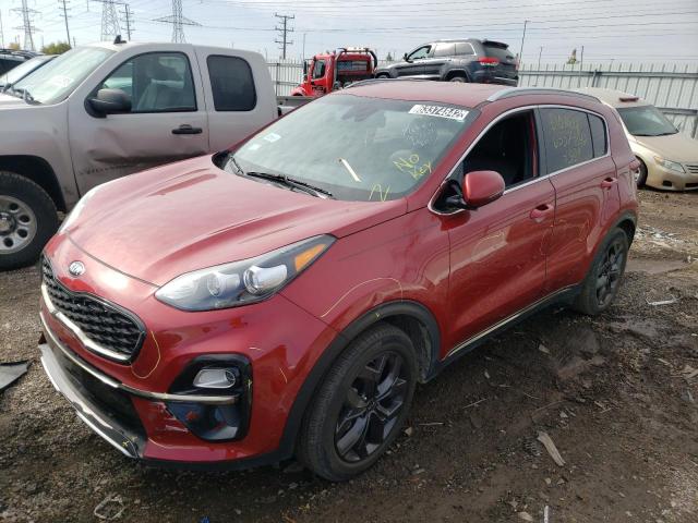 KNDP63AC5L7731767 - 2020 KIA SPORTAGE S RED photo 2