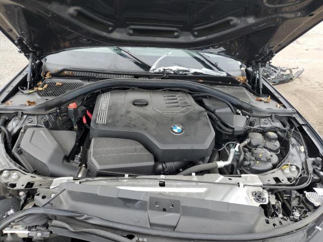 3MW5R7J08M8B81666 - 2021 BMW 330XI GRAY photo 11