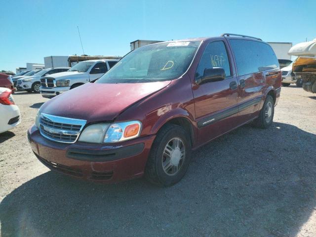 1GNDV23E45D100535 - 2005 CHEVROLET VENTURE LS BURGUNDY photo 2