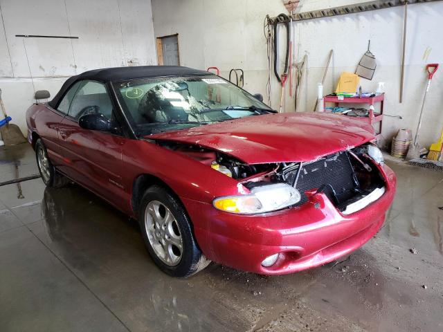 3C3EL55H6YT262701 - 2000 CHRYSLER SEBRING JX RED photo 1