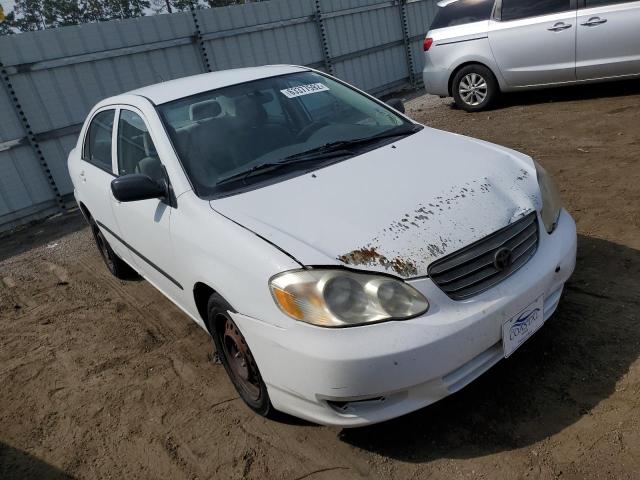 2T1BR32EX4C189261 - 2004 TOYOTA COROLLA CE WHITE photo 1