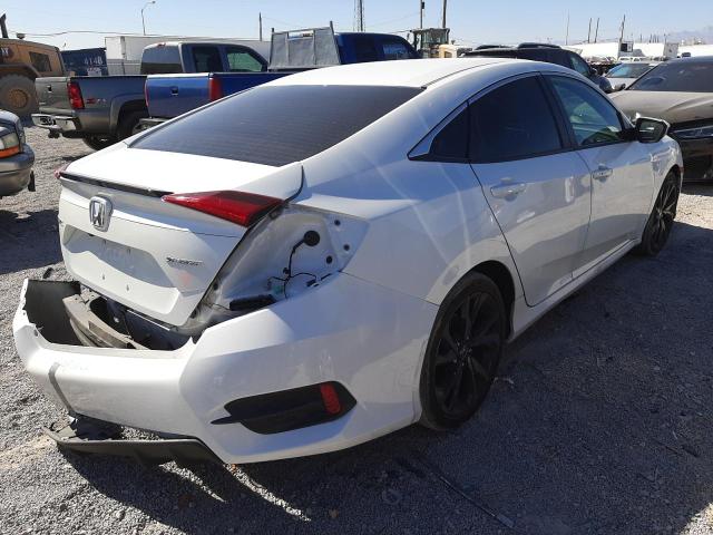 19XFC2F87LE204235 - 2020 HONDA CIVIC SPOR WHITE photo 4