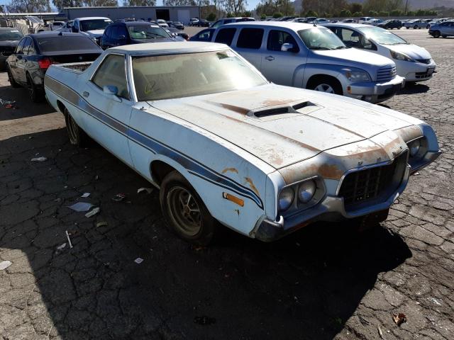 2A48S273835 - 1972 FORD RANCHERO BLUE photo 1