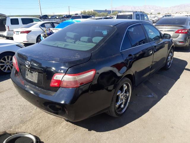 4T1BE46K48U251579 - 2008 TOYOTA CAMRY CE BLACK photo 4