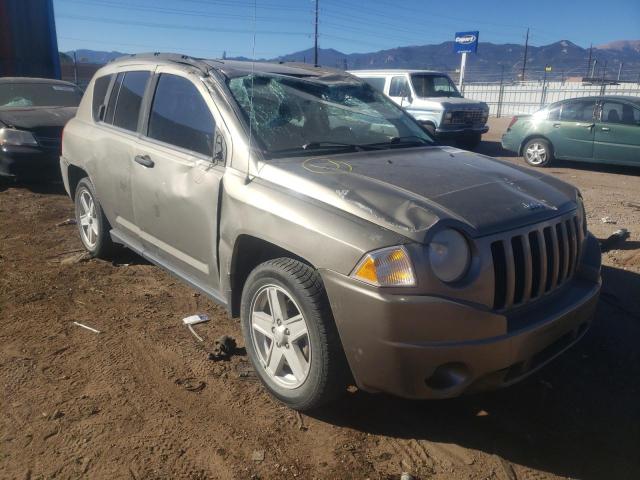 1J8FF47W97D377352 - 2007 JEEP COMPASS TAN photo 1