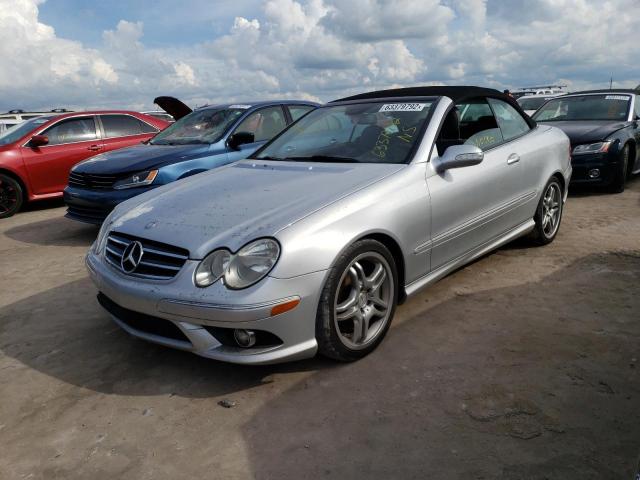 WDBTK72F79T102598 - 2009 MERCEDES-BENZ CLK 550 SILVER photo 2