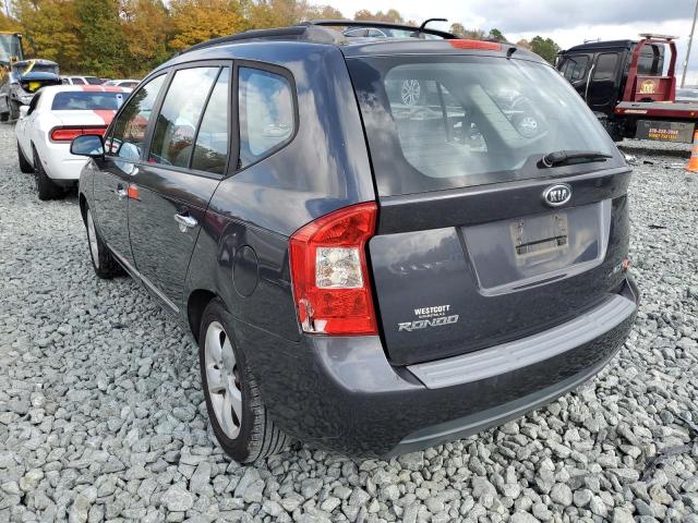 KNAFG526687186180 - 2008 KIA RONDO LX GRAY photo 3