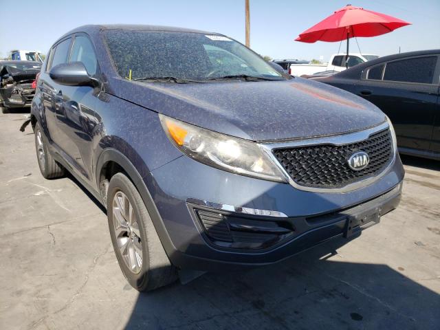 KNDPB3AC2E7664124 - 2014 KIA SPORTAGE B BLUE photo 1