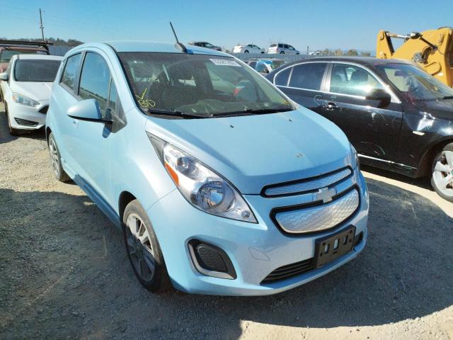 KL8CL6S01FC739821 - 2015 CHEVROLET SPARK EV 2 BLUE photo 1